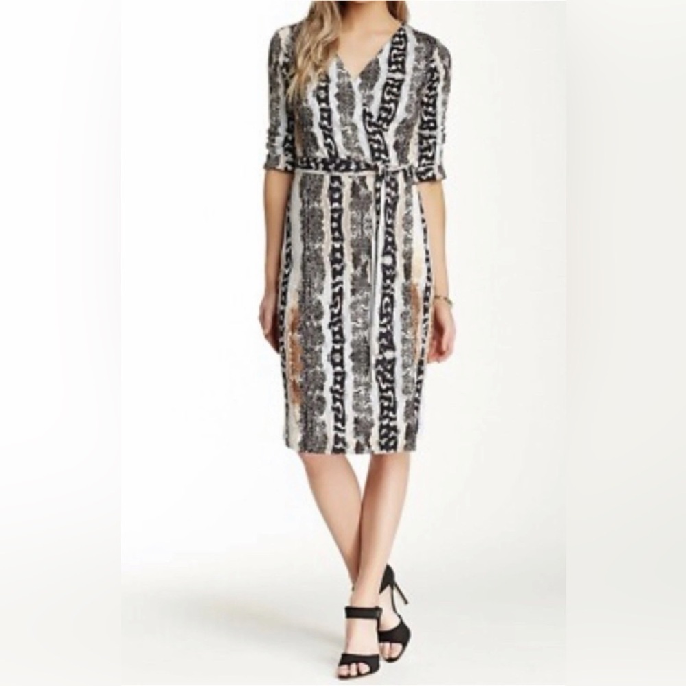 Diane Von Furstenberg Multicolor Long Sleeve Dress